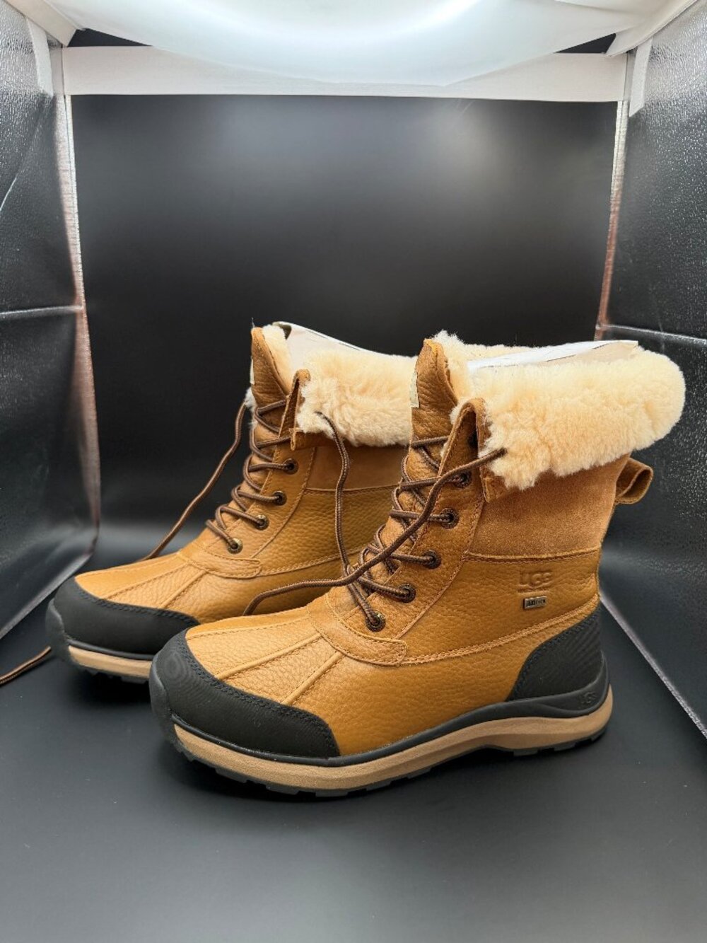 NWT UGG Adirondack Boot III Waterproof Boots Chestnut Women’s 8.5 B